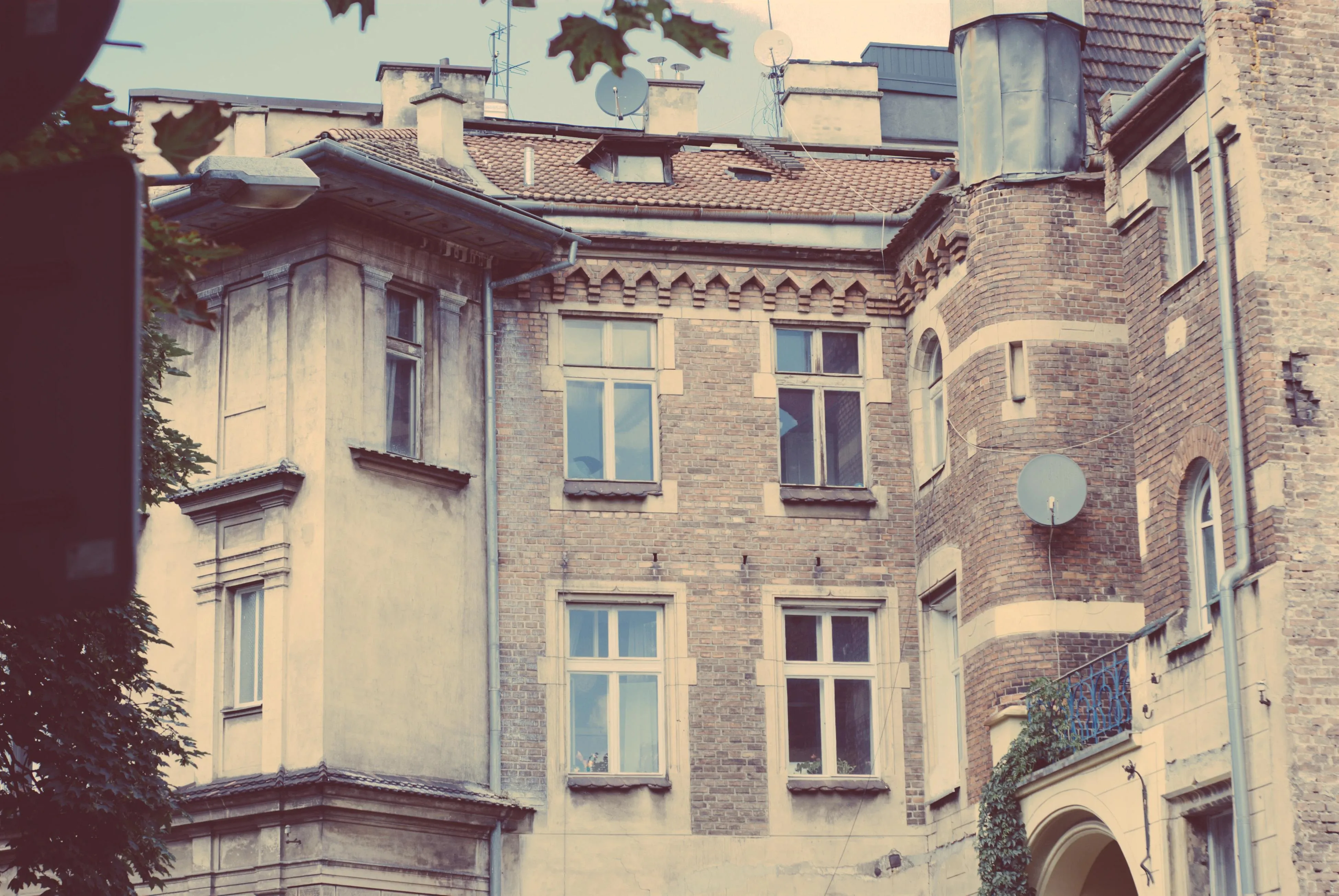 A photo of an old building