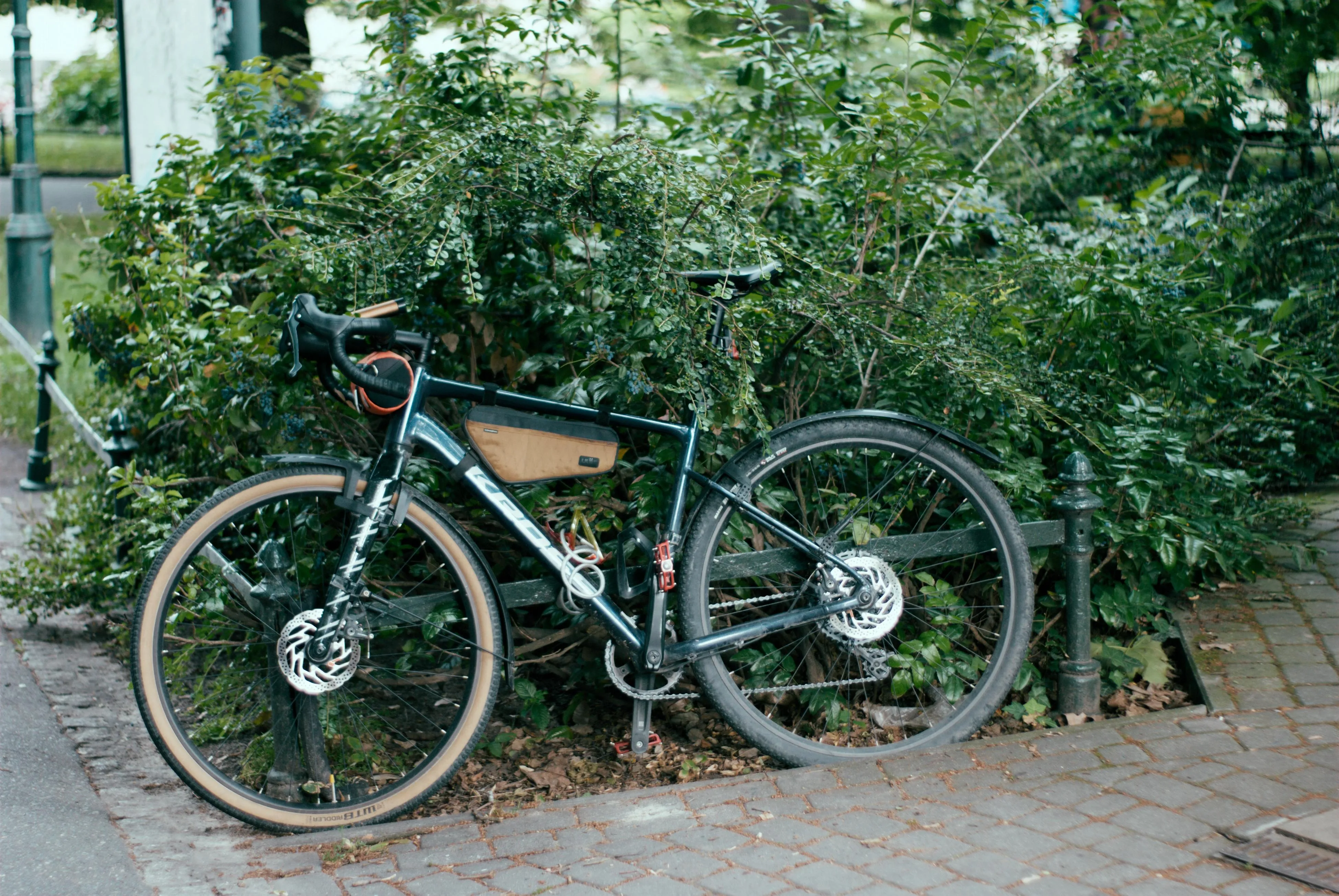 A photo of a bike
