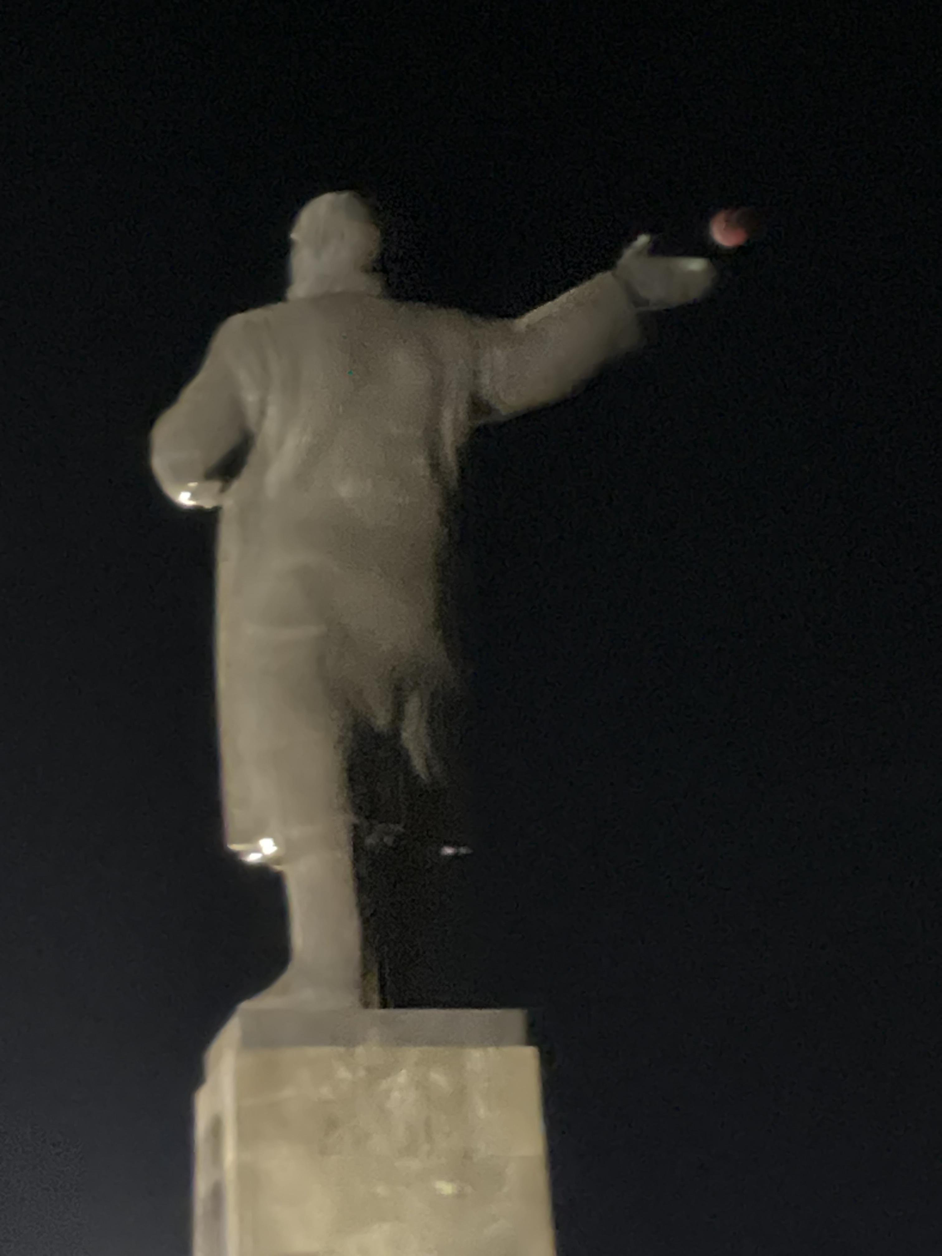 Lenin and full moon