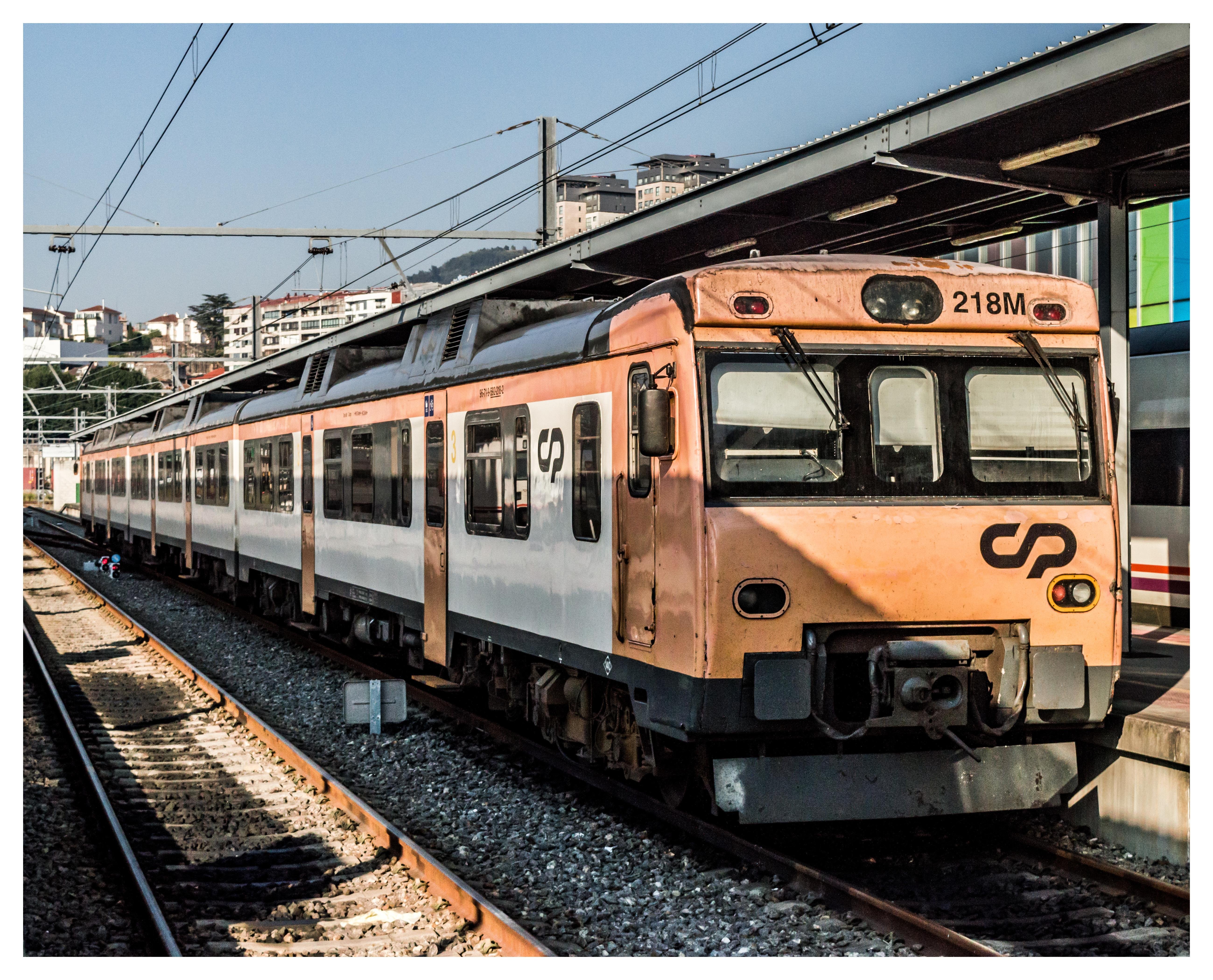 Comboios de Portugal "Celta" train to Porto at Vigo-Guixar station