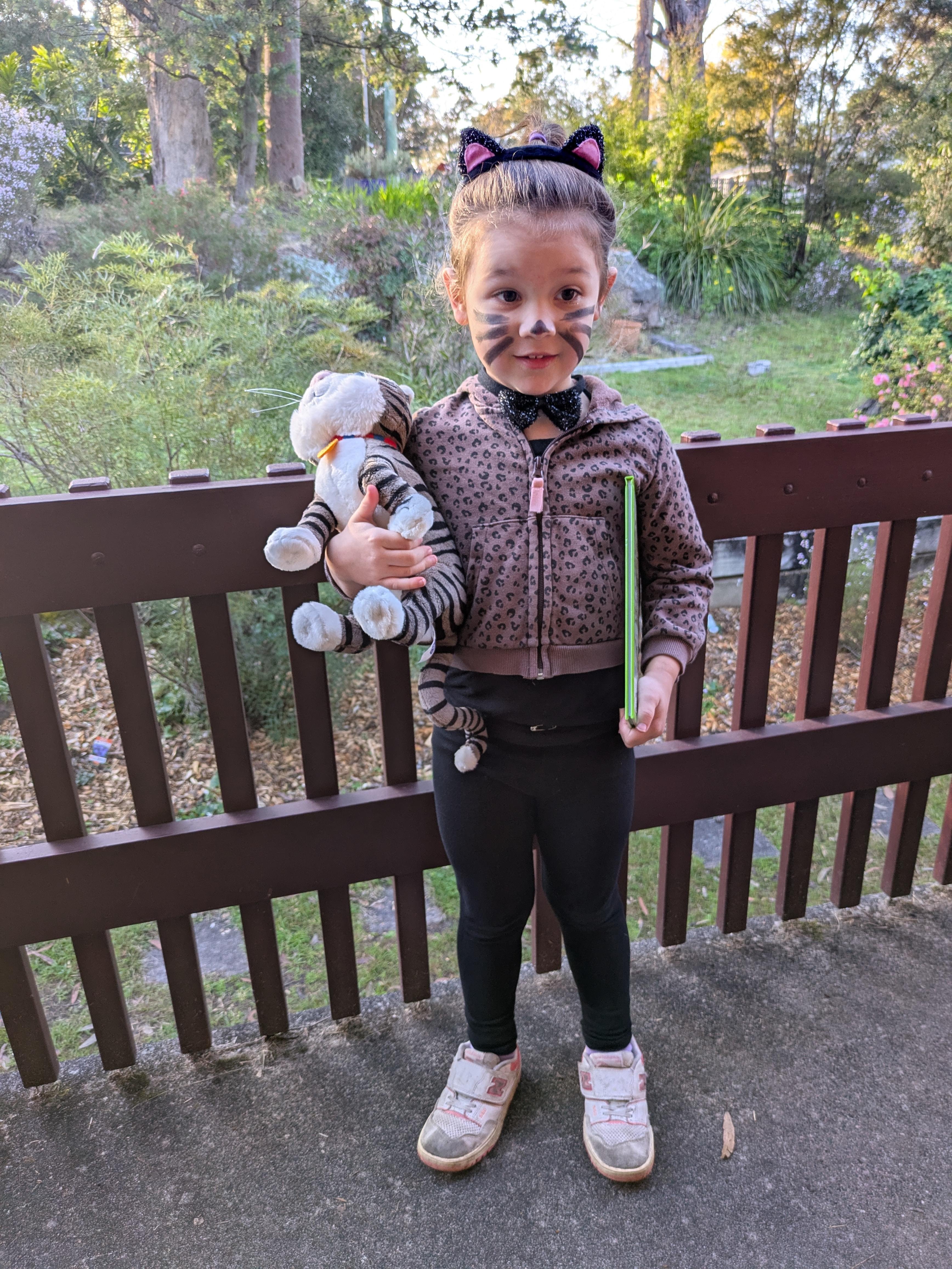 Girl dressed as a character from a book.