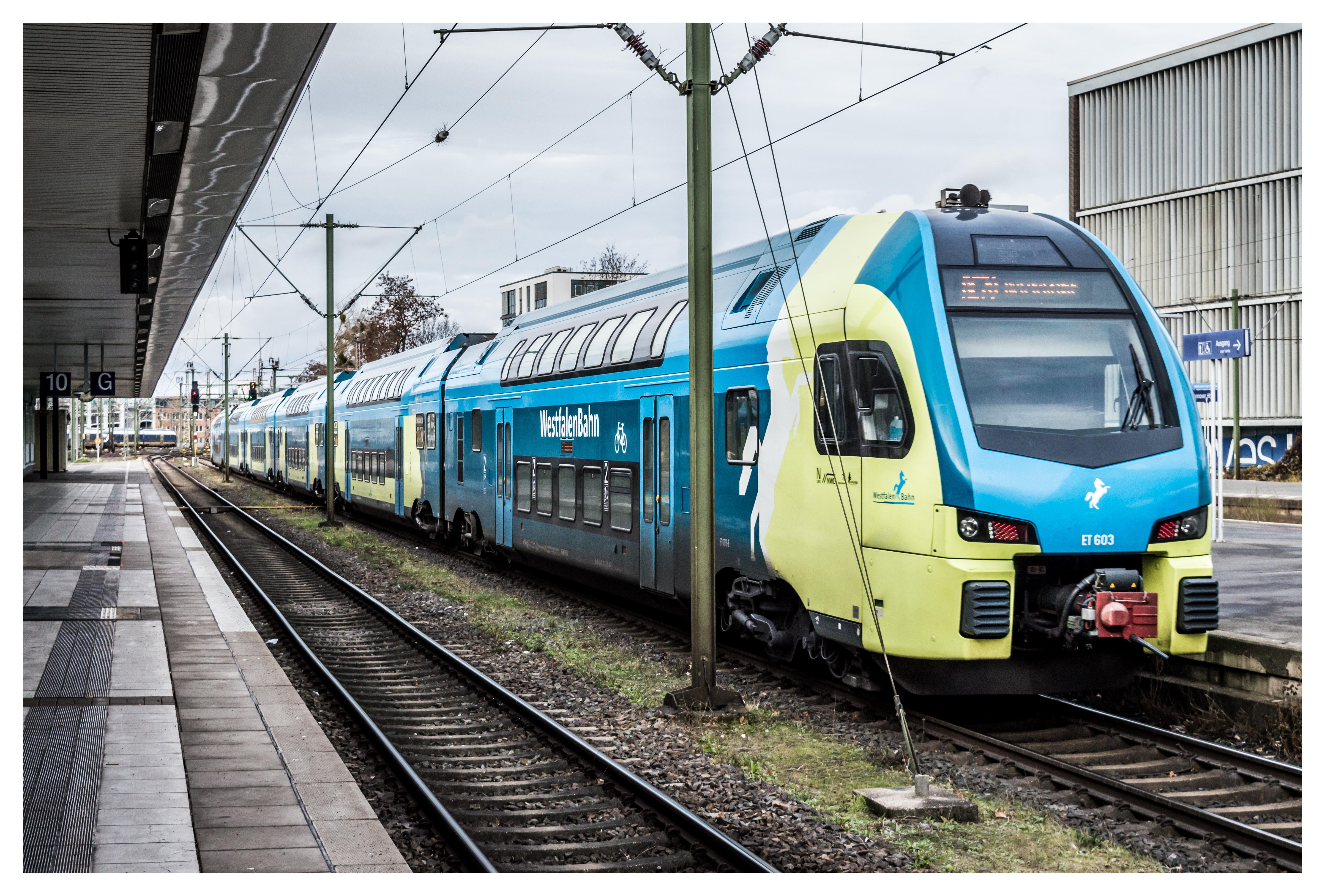 Stadler Kiss of WestfalenBahn at Hannover Hbf