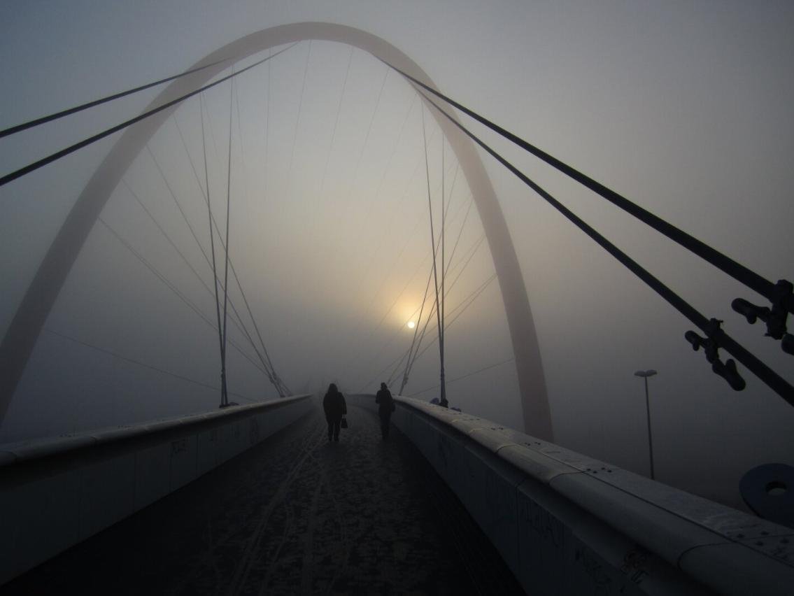 A foggy day